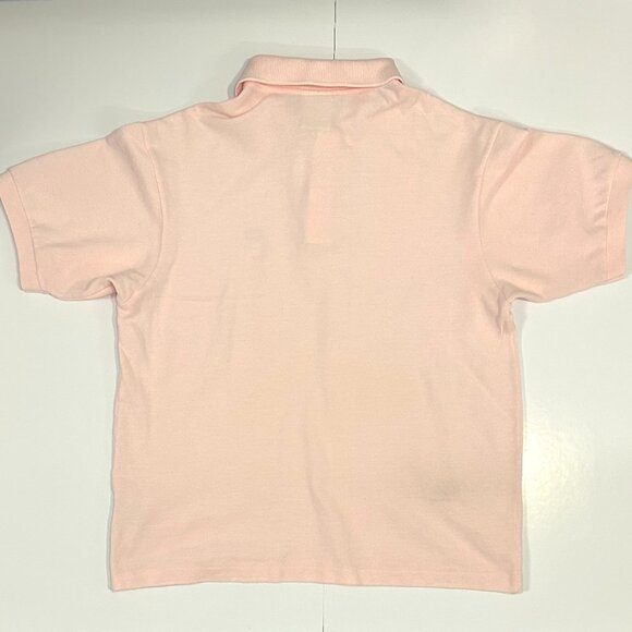 100% AUTHENTIC LACOSTE PINK POLO T-SHIRT YOUTH SIZE 16/ WOMENS S - Picture 2 of 7